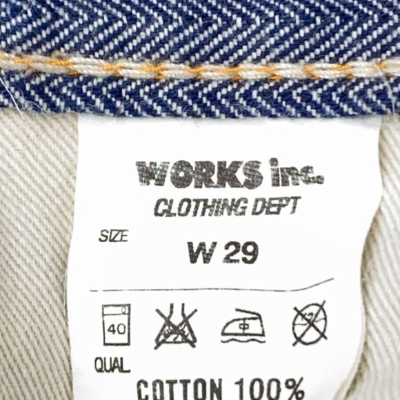 Iron Heart Double Knee Logger Pants Hickory Stripe W29 L29 - Picture 5 of 5